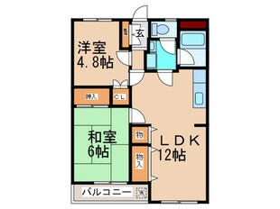 ニュ－ライフ学園の物件間取画像